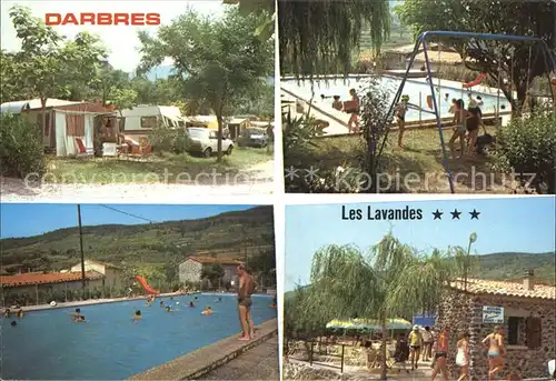 Darbres Camping Les Lavandes Schwimmbad Restaurant Kat. Darbres