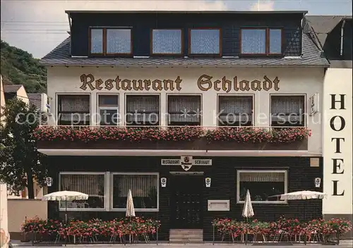 Kestert Rhein Hotel Restaurant Schlaadt Kat. Kestert