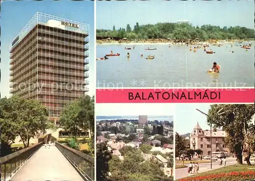 Balatonalmadi Hotel Badestrand Teilansichten Kat. Balatonalmadi