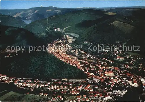 Bad Lauterberg mit Odertalsperre Fliegeraufnahme Kat. Bad Lauterberg im Harz