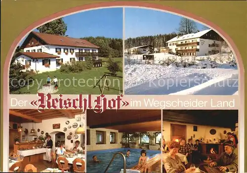 Wegscheid Niederbayern Der Reischl Hof Bar Gaststube Hallenbad Kat. Wegscheid