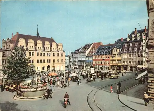 Naumburg Saale Wilhelm Pieck Platz Kat. Naumburg