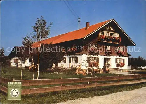 Haeuser Allgaeu Ferienhof Hehl Kat. Burgberg i.Allgaeu