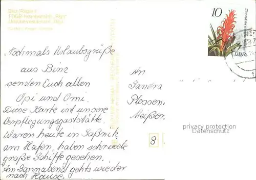 Binz Ruegen Erholungsheim Riga Kat. Binz