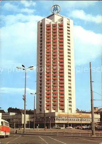 Leipzig Hochhaus Wintergartenstrasse Restaurant Stadt Dresden Kat. Leipzig