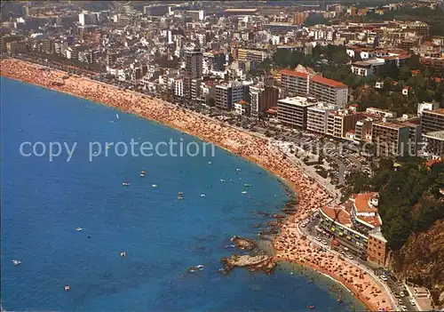 Lloret de Mar Vista aerea Kat. Costa Brava Spanien