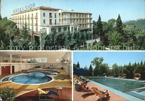 Abano Terme Hotel Terme Excelsior Hallen und Freibad Kat. Abano Terme