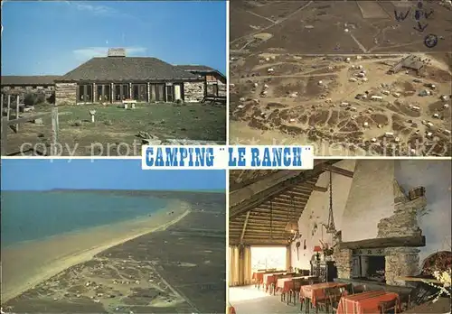 Le Rozel Bar Restaurant Camping Le Ranch Fliegeraufnahme Gastraum Kat. Le Rozel