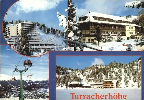 Turracher Hoehe Hotels Sessellift Panorama Kat. Reichenau Kaernten