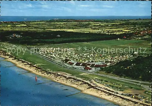 Sahlenburg Nordseebad Fliegeraufnahme Kat. Cuxhaven