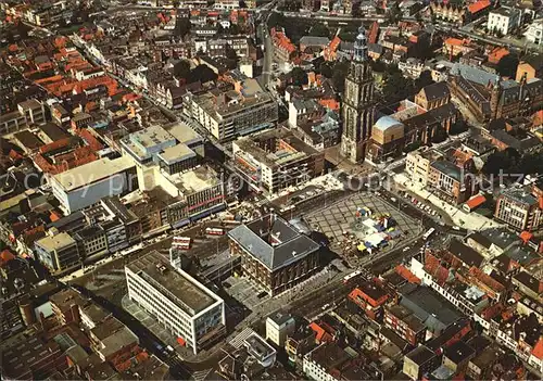 Groningen Het hart van Groningen Fliegeraufnahme Kat. Groningen