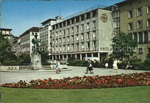 Bielefeld Altstaedter Kirchplatz Hospiz Leineweber Denkmal Kat. Bielefeld