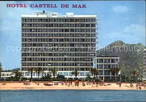 Cala Millor Mallorca Hotel Castell de Mar Strand Kat. Islas Baleares Spanien