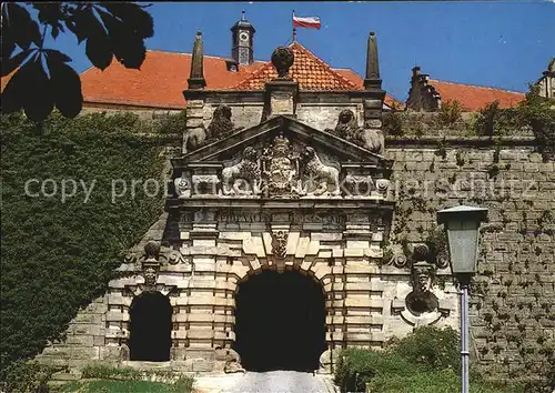 Kronach Oberfranken Aufgang Veste Rosenberg Kat. Kronach