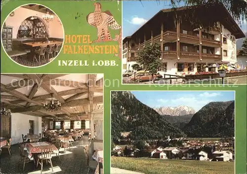 Inzell Hotel Falkenstein Gastraeume Panorama Kat. Inzell