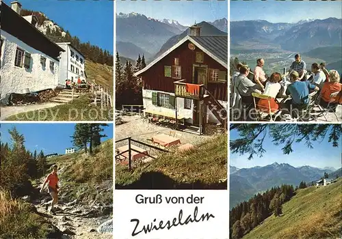 Bad Reichenhall Zwieselalm Teilansichten Kat. Bad Reichenhall