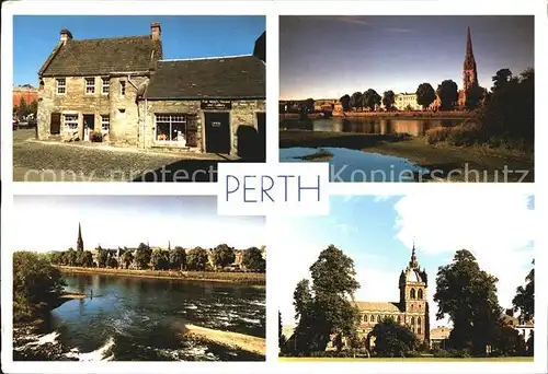 Perth Schottland Fair Maids House River Tay St Leonards in the Field Church Kat. United Kingdom