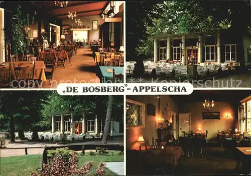 Appelscha Cafe Restaurant De Bosberg Kat. Niederlande