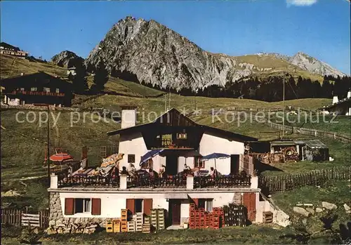 Avelengo Rotwandhuette mit Ifinger Sarntaler Alpen Kat. Hafling Suedtirol