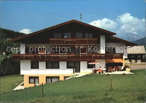 Riezlern Kleinwalsertal Vorarlberg Gaestehaus Boersch Kat. Mittelberg