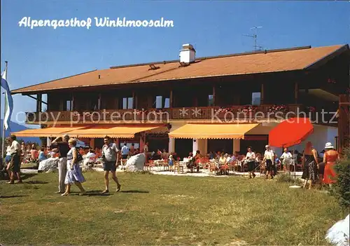 Reit Winkl Alpengasthof Hotel Winklmoosalm im Sommer Kat. Reit im Winkl
