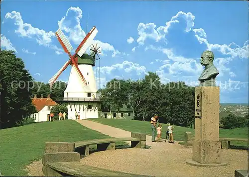 Sonderborg Dybbol Molle Dueppeler Muehle Denkmal Bueste Kat. Sonderborg