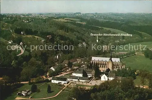 Altenberg Rheinland Terrassen Waldrestaurant Deutscher Maerchenwald Fliegeraufnahme Kat. Odenthal