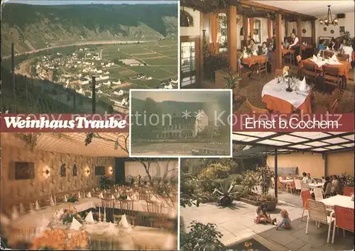 Ernst Cochem Weinhaus Traube Hotel Restaurant Kat. Ernst