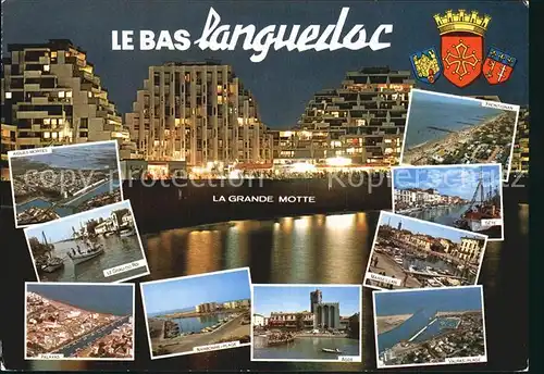 Bas Languedoc La Grande Motte Villes les plus grandes de la region