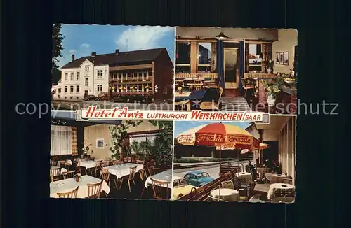 Weiskirchen Saar Hotel Antz Restaurant Luftkurort Kat. Weiskirchen Saar