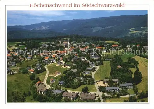 Hoechenschwand Heilklimatischer Kurort im Schwarzwald Fliegeraufnahme Kat. Hoechenschwand