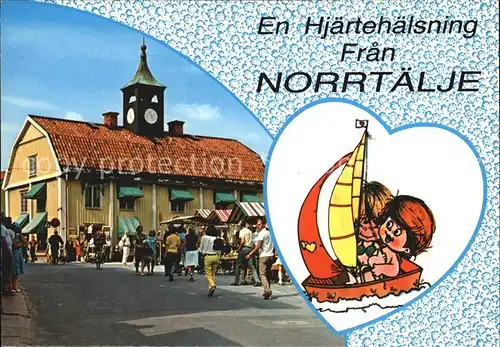 Norrtaelje Markt Rathaus Kat. Norrtaelje