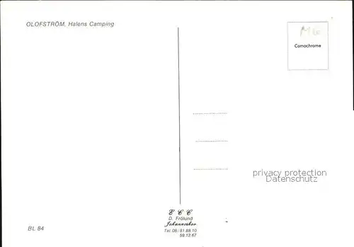 Olofstroem Halens Camping Kat. Olofstroem