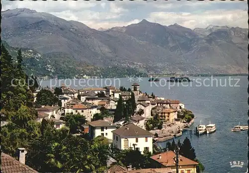 Brissago TI Luftaufnahme Kat. Brissago