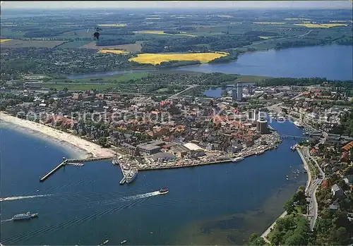 Eckernfoerde Ostseebad Luftaufnahme Kat. Eckernfoerde