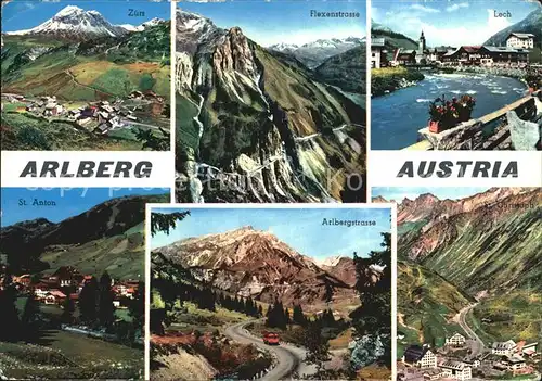 Arlberg Zuers Flexenstrasse Lech Sankt Anton  Kat. Oesterreich