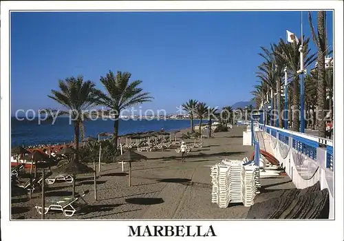 Marbella Andalucia Strandpromenade Kat. Marbella