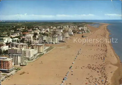 Lido di Bibione Strand Luftbild