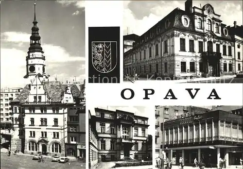 Opava Troppau Rathaus Theater  Kat. Opava