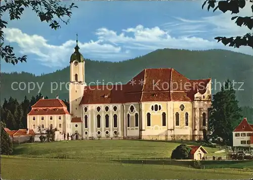 Wies Allgaeu Wallfahrtskirche zum gegeisselten Heiland Kat. Sulzberg