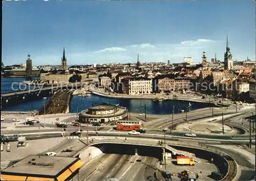 Stockholm Blick vom Katarinahissen Kat. Stockholm
