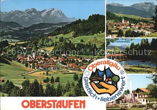 Oberstaufen Schrothkurort Ortsansichten Kat. Oberstaufen
