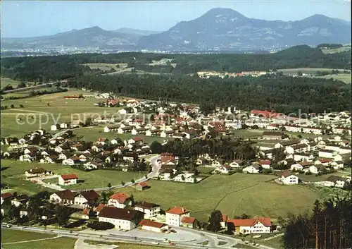 Piding Au Mauthausen Blick nach Salzburg Gaisberg Kat. Piding