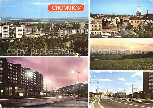 Chomutov Stadtansichten Kat. Komotau