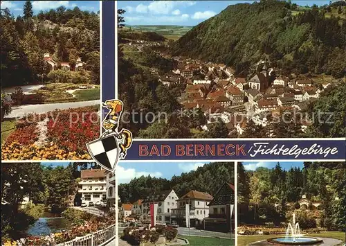 Bad Berneck Stadtansichten Luftbild Kat. Bad Berneck Fichtelgebirge