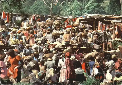 Haiti Kenscoff Friday Market Kat. Haiti