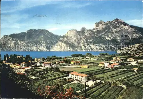 Torbole Lago di Garda Fliegeraufnahme mit Lago Kat. Italien