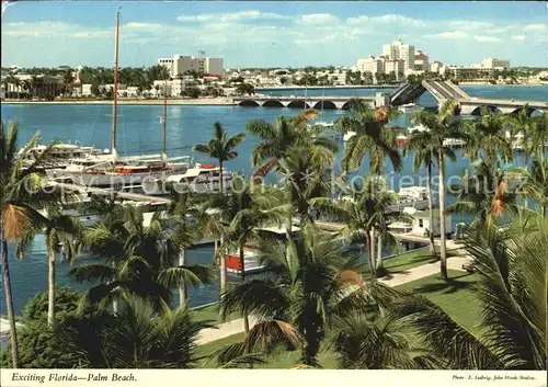Palm Beach Brueckenpartie mit Hafen Kat. Palm Beach