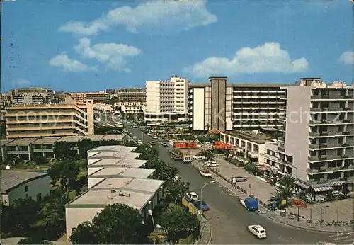 Playa del Ingles Gran Canaria Strassenpartie Kat. San Bartolome de Tirajana