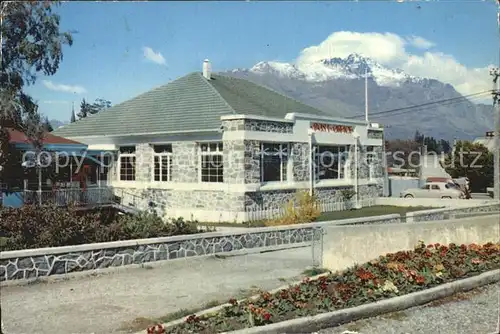 Queenstown Otago Post Office with Cecil Peak Kat. Queenstown